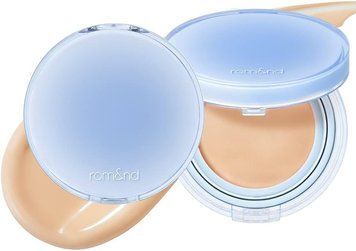 Тональний кушон з вологим фінішем у нюдовому відтінку rom&nd Bare Water Cushion 04 Beige 23 SPF38 PA++++ 1033 фото