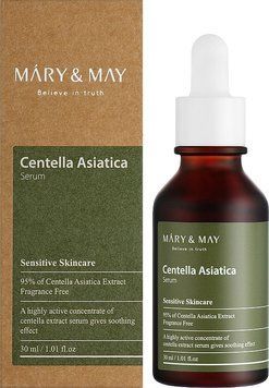 Заспокійлива сироватка для чутливої шкіри Mary & May Centella Asiatica Serum 1042 фото