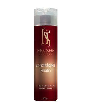 Кондиціонер з кератином He&She Cosmetics, 250 мл 0641 фото