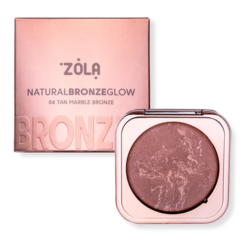 Бронзер ZOLA Natural Bronze Glow 04 Tan Marble Bronze, мармурова засмагла бронза 1306 фото