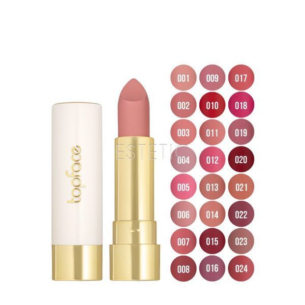 Помада для губ матова TopFace Soft Matte Lipstick PT158, 001 Nude Touch, 4 г 1093 фото