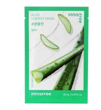 Innisfree - Squeeze Energy Mask - Aloe - Refreshing - Освіжаюча тканинна маска з алое - 22ml 1253 фото