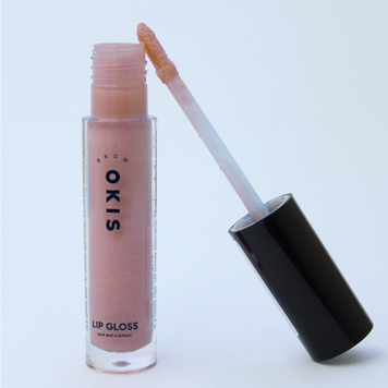 Кольоровий блиск для губ LIP GLOSS 6 мл OKIS BROW (02 карамельний) 0348 фото