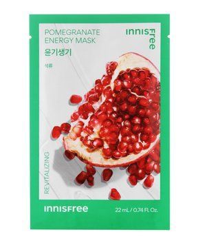 Innisfree - Squeeze Energy Mask - Pomegranate - Revitalizing - Тканинна маска, що відновлює, з екстрактом граната - 22ml 1254 фото