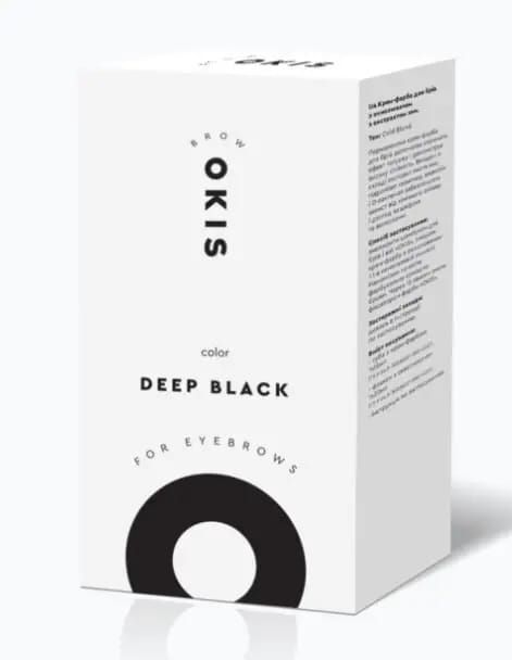 OKIS Brow Color Крем-фарба для брів -GENTLE BROWN, в тубі з окисником 0049 фото