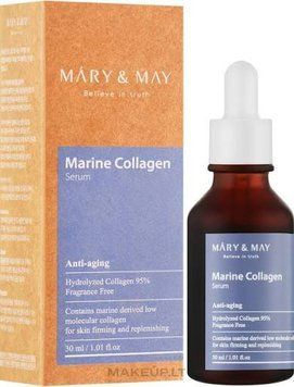 Висококонцентрована сиворотка з колагеном Mary & May Marine Collagen Serum 30 ml 0800 фото