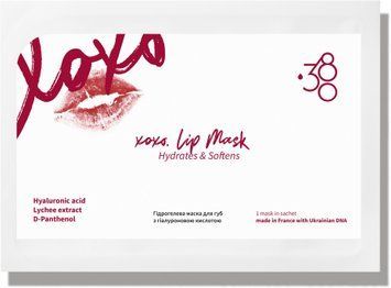 Гідрогелева маска для губ 380 Skincare Xoxo, Lip Mask 0749 фото