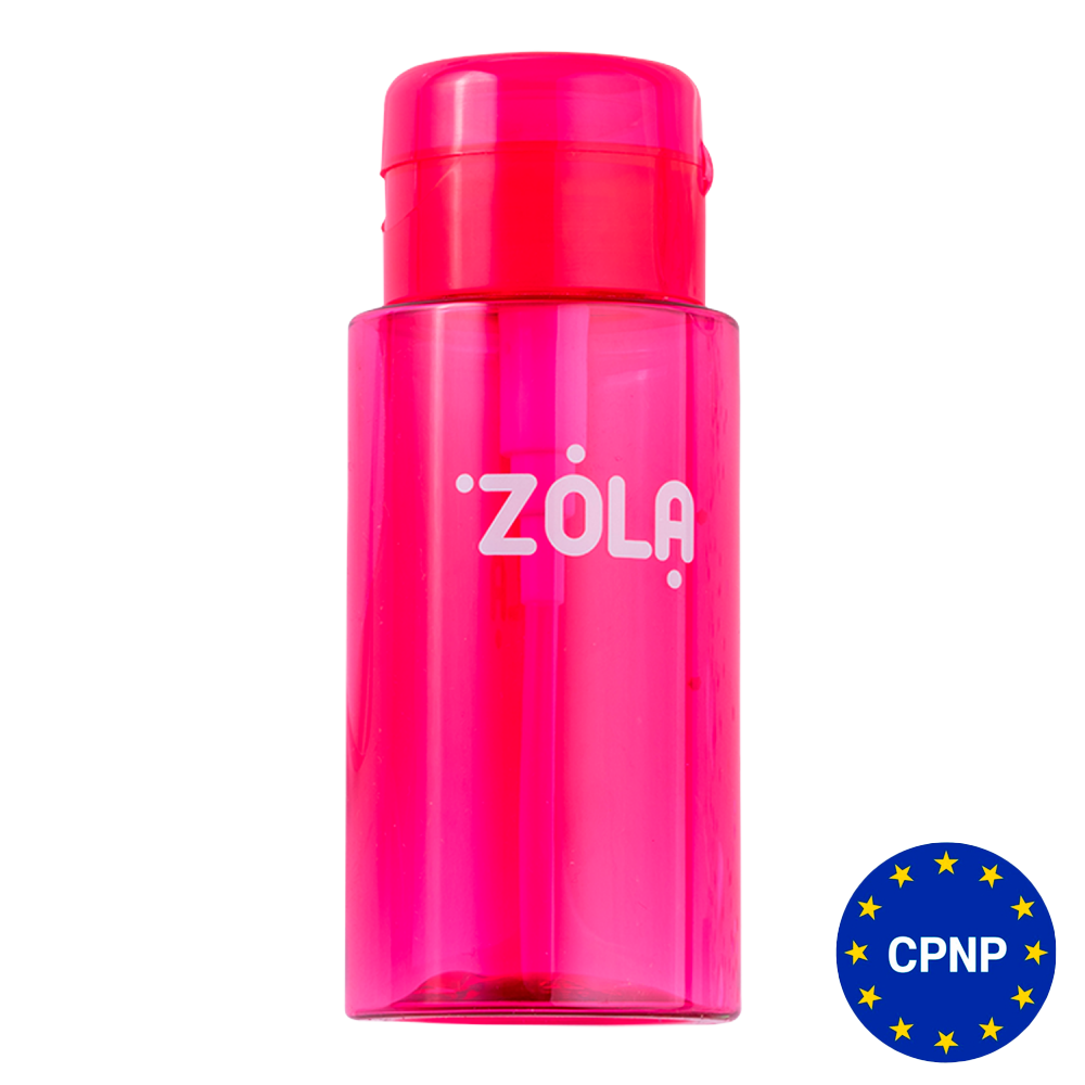 ZOLA Ємність пластикова для рідини з помпою-дозатором (Рожева) 0253 фото