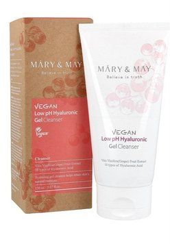 Очищувальний гель для обличчя з низьким pH MARY&MAY Vegan Low pH Hyaluronic Gel Cleanser, 150 мл 1006 фото