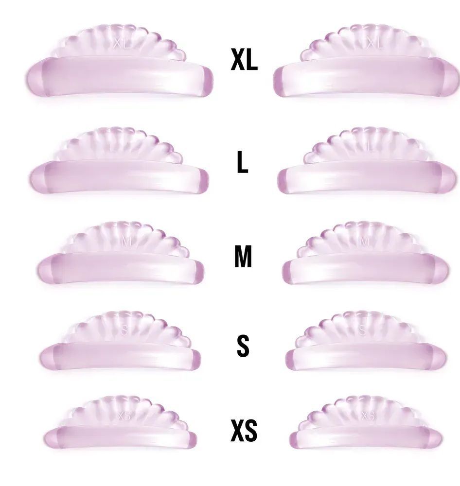 Silicone Curlers Pink Jelly силіконові валики для завивки вій. Розмір XS 1158 фото