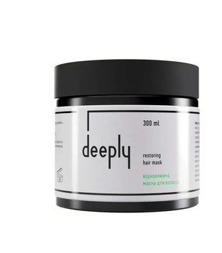 Відновлююча маска для волосся deeply restoring hair mask 1209 фото