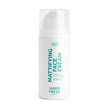 Матирующий крем для лица Marie Fresh Cosmetics Mattifying Face Cream для жирной и комбинированной кожи, с салициловой кислотой, 30 мл 0607 фото
