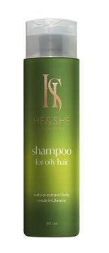 Шампунь He&She Cosmetics для жирного волосся 400 мл 0958 фото