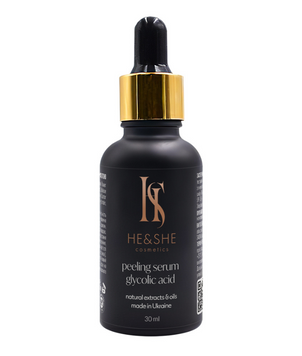 Кислотна сироватка-пілінг для обличчя Glycolic Acid He&She 0610 фото