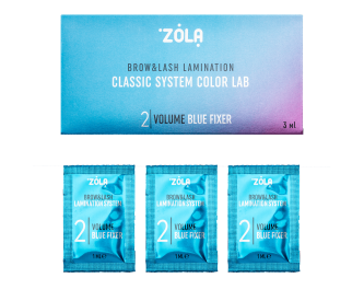 ZOLA Набор составов в саше 02 Volume Blue Fixer Color Lab (3 х 1 мл) 0137 фото