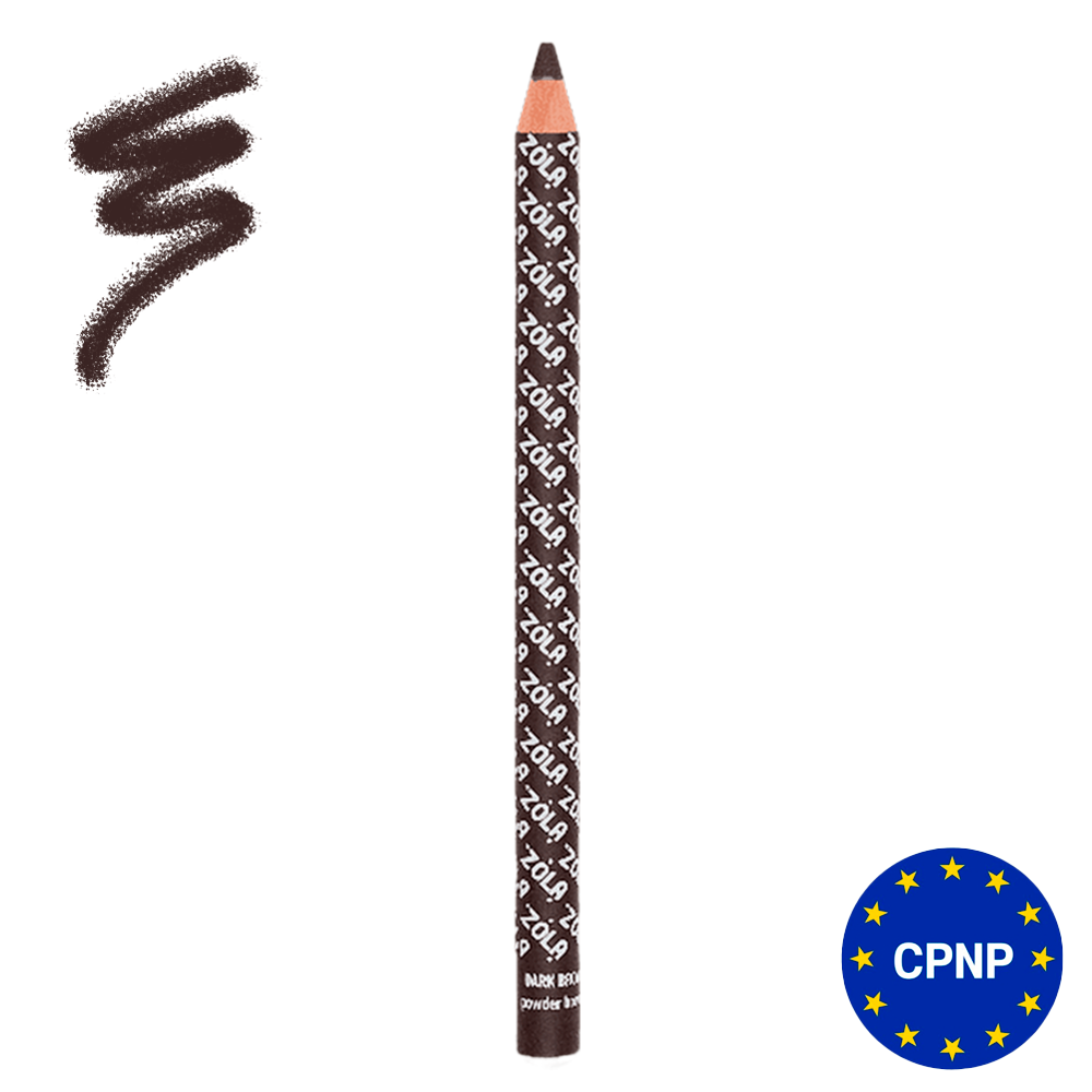 ZOLA Олівець для брів пудровий Powder Brow Pencil Dark Brown 0514 фото