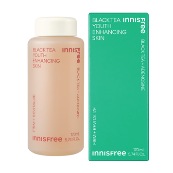 Innisfree - Black Tea Youth Enhancing Skin - Розгладжувальний та зміцнювальний тонік із чорним чаєм - 170ml 1270 фото