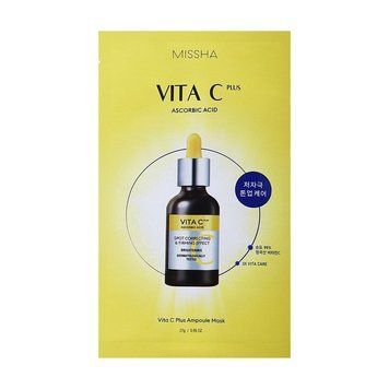 Тканинна маска для обличчя Missha Vita C Plus Ampoule Mask 0761 фото