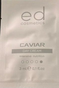 Денний крем для обличчя з екстрактом чорної ікри Ed Cosmetics Caviar Intensiv Nutrition Day Cream, тестер 3ml 1114 фото
