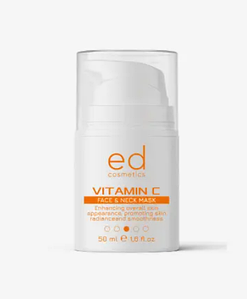 Маска для обличчя та шиї з вітаміном С - Ed Cosmetics Vitamin C Face & Neck Mask 0614 фото