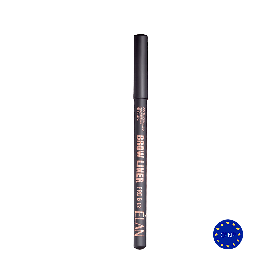 Пудровий олівець для брів Brow Liner PRO B 02 dark brown 0516 фото