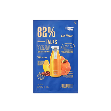 Тканинна маска Missha Talks Vegan Squeeze Sheet Mask Skin Fitness 0764 фото