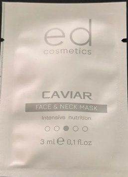 Маска для обличчя та шиї з екстрактом чорної ікри Ed Cosmetics Caviar Intensiv Nutrition Face & Neck Mask , тестер  1116 фото