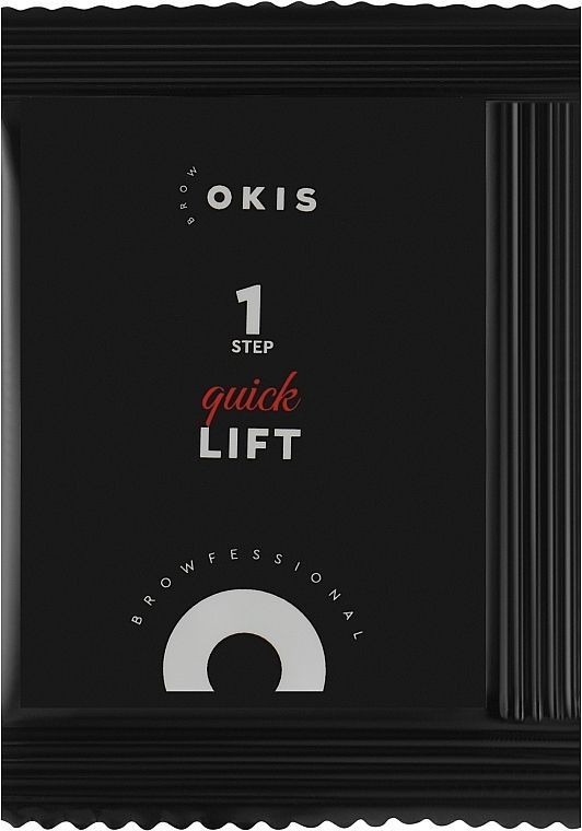 Склад для ламінування брів та вій 1 Lift Quick OKIS BROW LAMI в саші 3 ml (Україна) 0121 фото