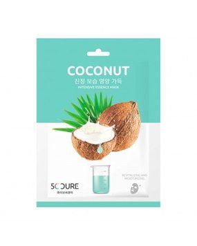 Маска для обличчя ампульна з екстрактом кокоса Jkosmec Coconut Intensive Ampoule Mask 0769 фото