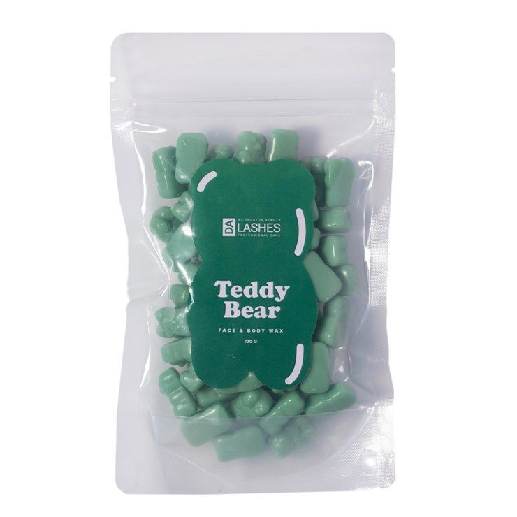 DALASHES Віск для депіляції TEDDY BEAR зелений, 100 г 0173 фото