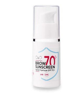 Крем сонцезахисний для брів після перманентного макіяжу OKO Brow Sunscreen SPF 70+, 15 мл 1294 фото