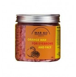 Віск для брів та обличчя в гранулах MAR-KO/ORANGE &laquo;Апельсин&raquo;, 150 г 0174 фото