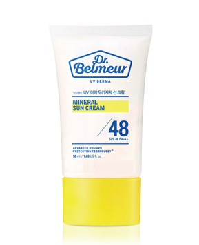 Сонцезахисний крем Dr. Belmeur UV Derma Mineral SPF 48 PA+++ 1074 фото