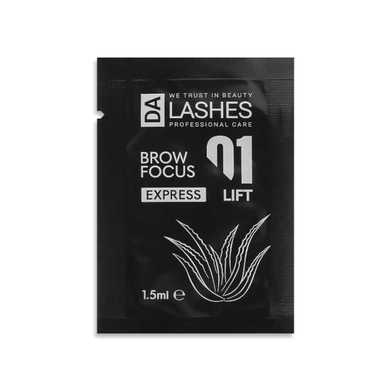 Склад Dalashes Brow Focus Express №1 для ламінування брів у саше (1,5 мл) 0126 фото