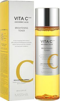 Освітлювальний тонер з вітаміном С Missha Vita C Plus Brightening Toner 1025 фото
