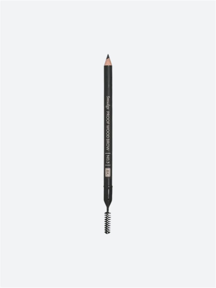 Олівець для брів Missha The Style Smudge-proof Wood Eyebrow Black  0532 фото