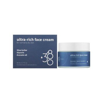Ультразволожуючий крем для обличчя 380 Skincare Ultra-Rich Face Cream 0588 фото