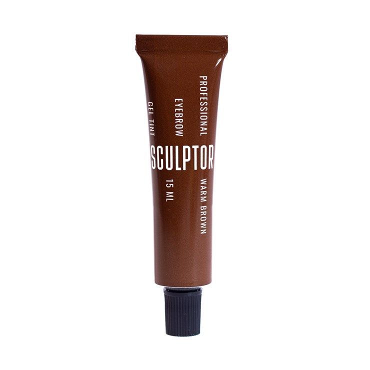 SCULPTOR Гель-фарба для брів warm brown 15 мл 0039 фото